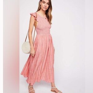 Free People Chambray Butterflies Midi
Dress Red REVOLVE stripes spring maxi boho